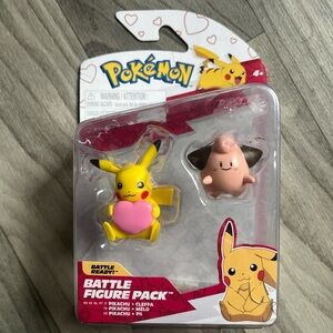 Pokémon Battle Figure Pack: Pikachu + Cleffa